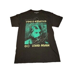 Type O Negative Dead Again T-Shirt Black Green Graphic Tee Size Medium 2024 NWOT